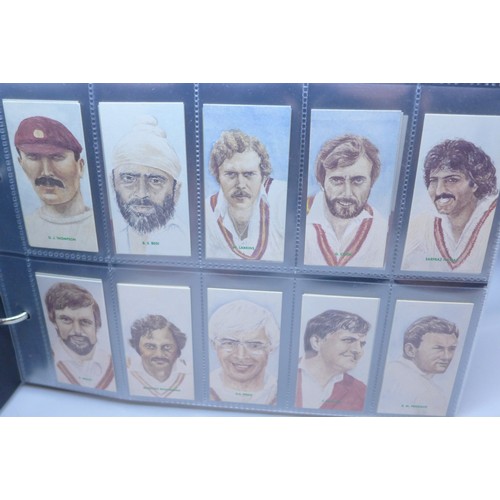2031 - An album of replica Cricket collectors cards including 'Nostalgia Reprint'