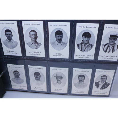 2031 - An album of replica Cricket collectors cards including 'Nostalgia Reprint'