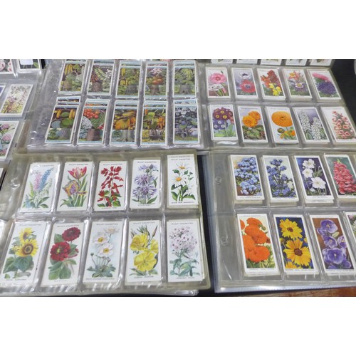 2034 - Various sets of flower related cigarette card sets to include; Wills 'Old English Garden Flowers' co... 