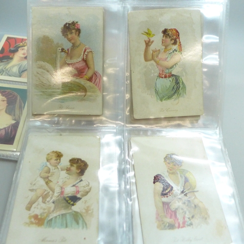2023 - Set of Kimball & Co. American Tobacco cigarette cards 'Household Pets' a series issued in 1891 (20 c... 