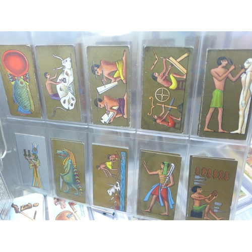 2024 - Collection of various cigarette card sets to include; Cavanders Ancient Greece set of 25, Cavanders ... 