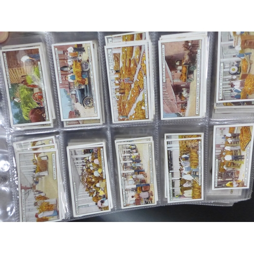 2046 - Collection of assorted cigarette card sets to include; Churchman Howlers series of 16 large cards, J... 