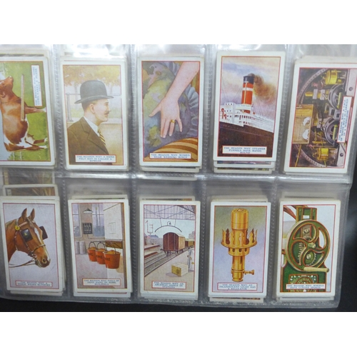 2046 - Collection of assorted cigarette card sets to include; Churchman Howlers series of 16 large cards, J... 