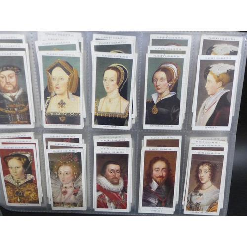 2046 - Collection of assorted cigarette card sets to include; Churchman Howlers series of 16 large cards, J... 