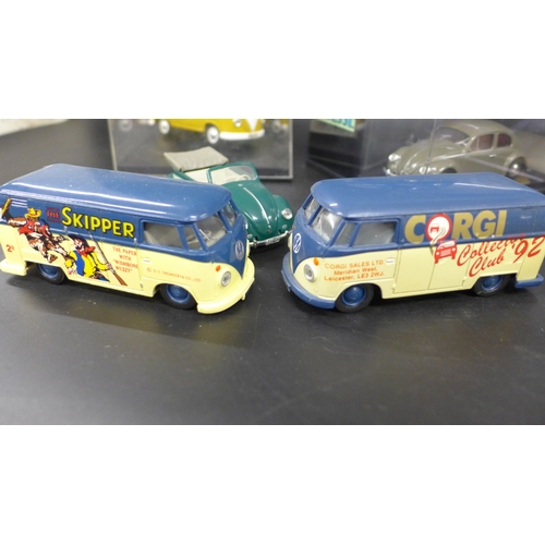 2050 - A collection of die-cast model vehicles including Corgi and Vitesse