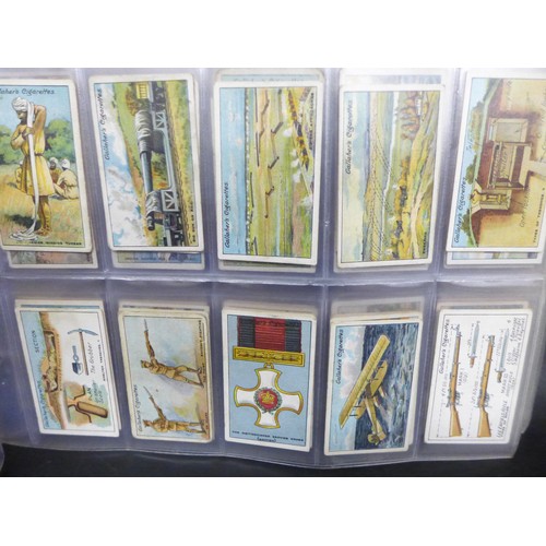 2026 - Two full sets of Gallaher Ltd. cigarette cards; The Great Wear Series 100 in set, and The Great War ... 