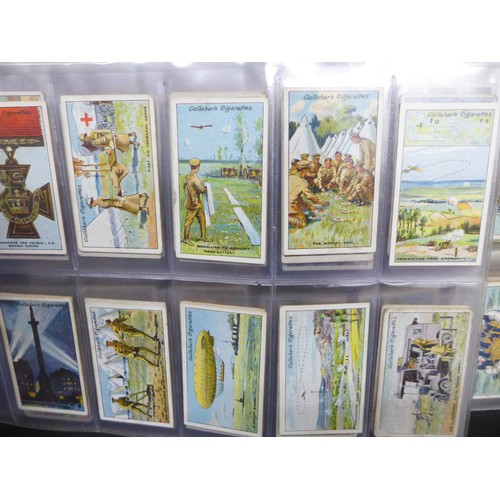 2026 - Two full sets of Gallaher Ltd. cigarette cards; The Great Wear Series 100 in set, and The Great War ... 