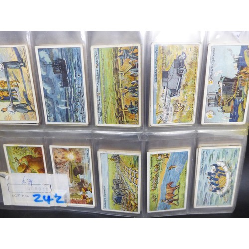 2026 - Two full sets of Gallaher Ltd. cigarette cards; The Great Wear Series 100 in set, and The Great War ... 