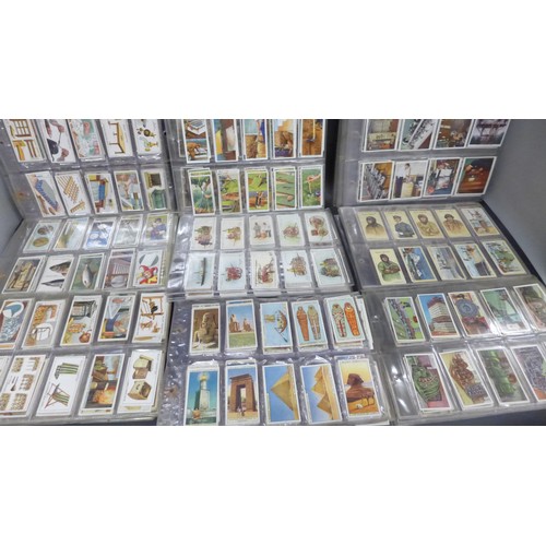 2042 - Assorted collection of cigarette cards to include Ogden's Air Raid Precautions set of 50, Churchman ... 