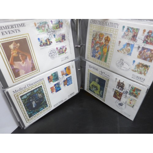2049 - Stamps; An album of silk first day covers