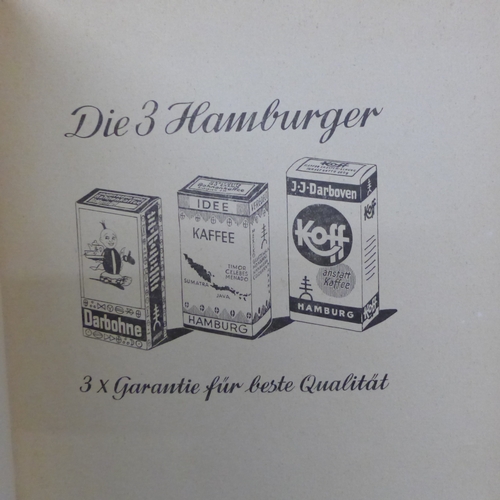 2067 - German trading card album, complete with 108 large colour cards, depicting 20 short stories about 