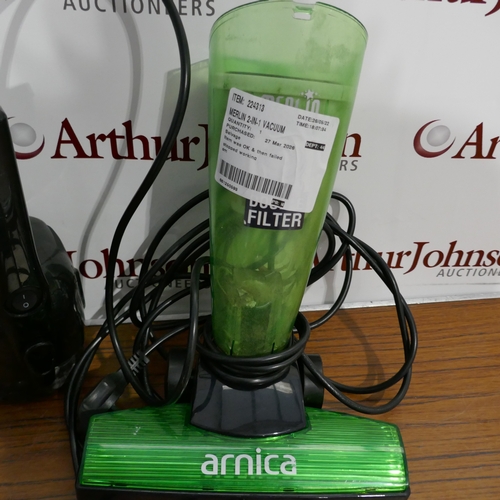 6030 - Two Merlin 2-in-1 vacuum cleaners  (392-158,159) *This lot is subject to VAT