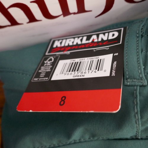 6034 - A box of Kirkland Signature ladies trousers Various sizes (394) *This lot is subject to VAT