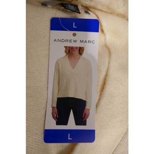 6039 - A large quantity of Andrew Marc ladies jumpers various sizes, mainly with tags (391-80) *This lot is... 