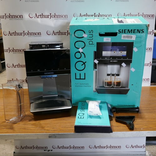 6002 - A Siemens EQ900 Plus coffee machine, original RRP £1666.66 + VAT (394-230) *This lot is subject to V... 
