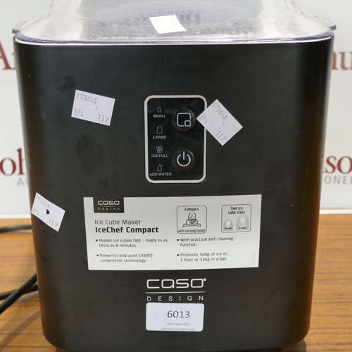 6013 - A Caso Icechef compact ice cube maker  (394-119) *This lot is subject to VAT