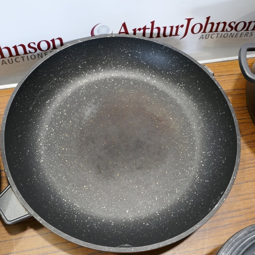 6017 - A quantity of Berghoff  Champion cookware,  (394-5) *This lot is subject to VAT