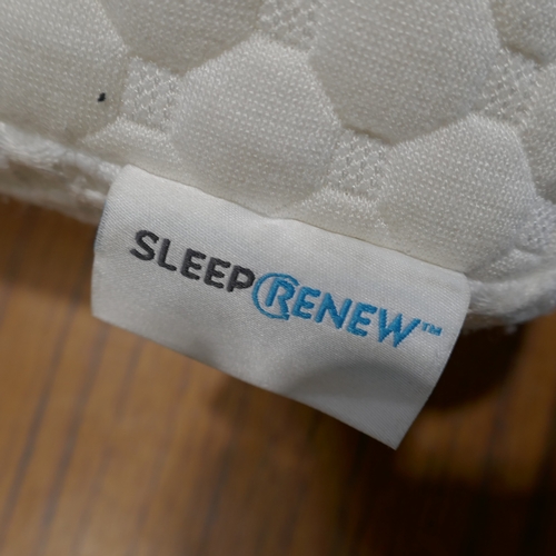 6019 - A Snuggledown bliss bamboo memory foam pillow and a Sleep Renew memory foam cooling pillow,  (394-92... 