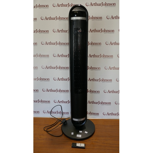 6045 - A Dreo cruiser tower fan with remote, (394-234) *This lot is subject to VAT