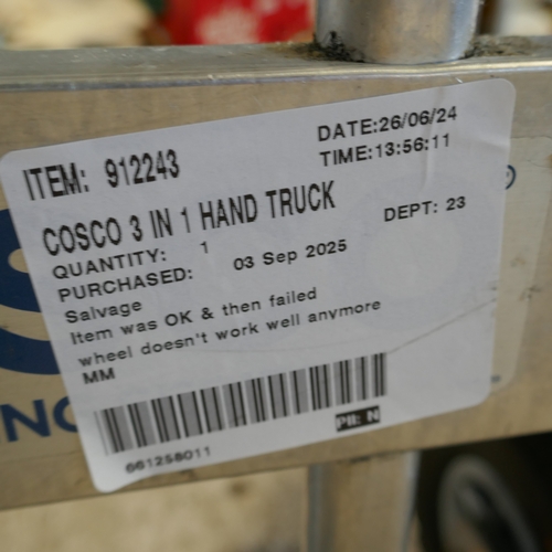 6047 - A Cosco 3 in 1 hand truck   (394-17) *This lot is subject to VAT