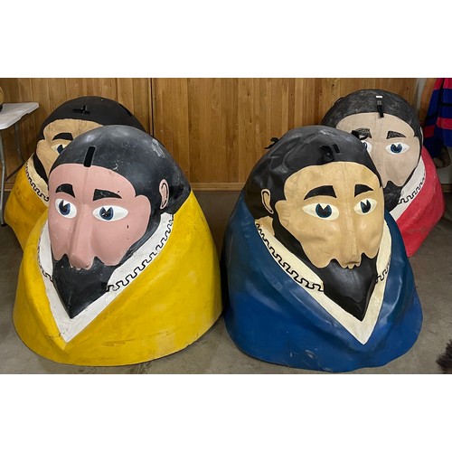 47 - It's A Knockout (TV Memorabilia) ; A set of four large King overhead costumes, h - 100cms approx. Pl... 