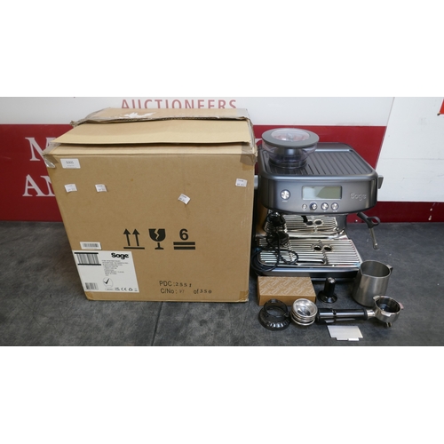 5005 - A Sage Barista pro pump coffee machine, RRP £483.33 + VAT (399-353) *This lot is subject to VAT