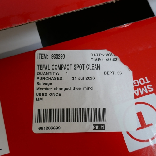 5008 - A Tefal Compact spot cleaner (399-362) *This lot is subject to VAT