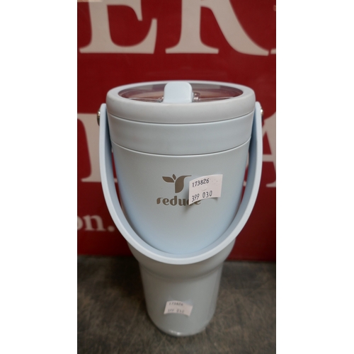 5017 - Two stainless steel Reduce mugs (399-30) *This lot is subject to VAT