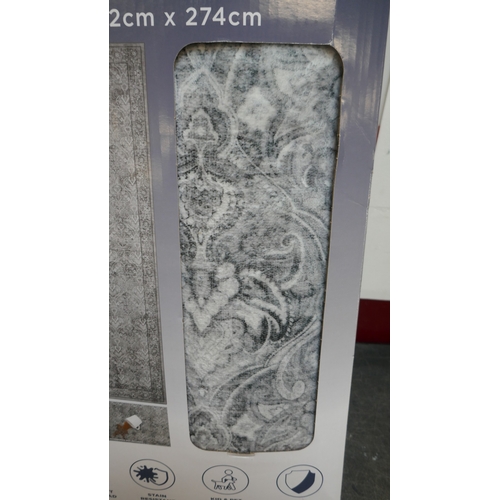 5038 - A Wyatt & Ash washable 100% polyester mink 6x9 rug (399-34) *This lot is subject to VAT