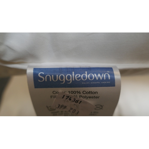 5044 - Two Snuggledown pillows (399-203) *This lot is subject to VAT