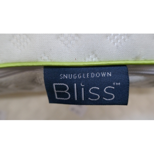 5049 - Two Snuggledown Bliss bamboo memory foam pillows and a Sleep Renew memory foam pillow (399-10,11,518... 