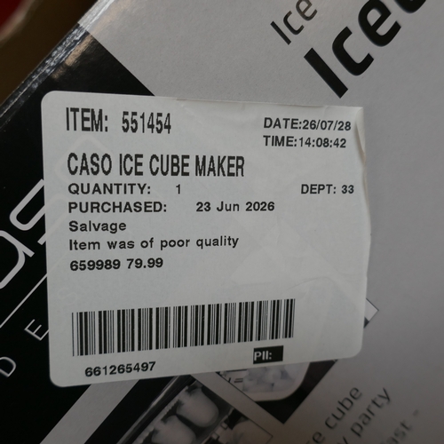 5067 - A Caso ice cube maker (399-396) *This lot is subject to VAT