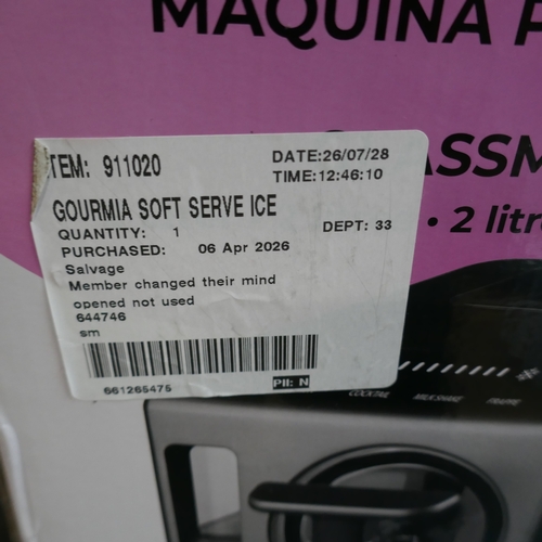 5069 - A Gourmia soft serve ice cream maker, RRP £119.99 + VAT (399-402) *This lot is subject to VAT