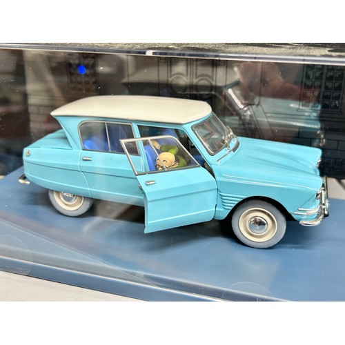 Two Herge Moulinsart Les Voitures de Tintin (The Cars of Tintin