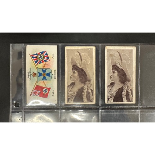 Seven large B.D.V flag silks, including the USA, France, Montenegro ...