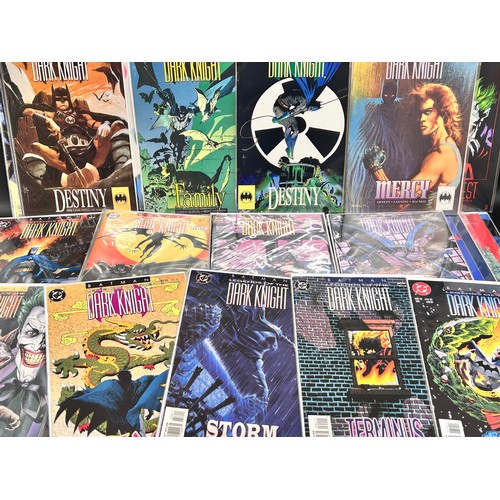 A collection of Batman collectables from the 80s and 90s including ...
