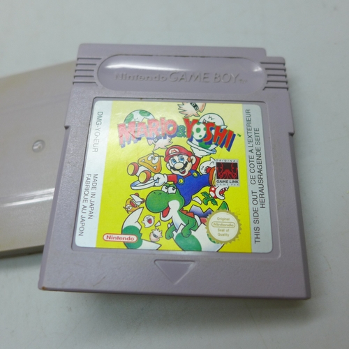 A Nintendo Gameboy Advance and Purple Gameboy colour console, games ...