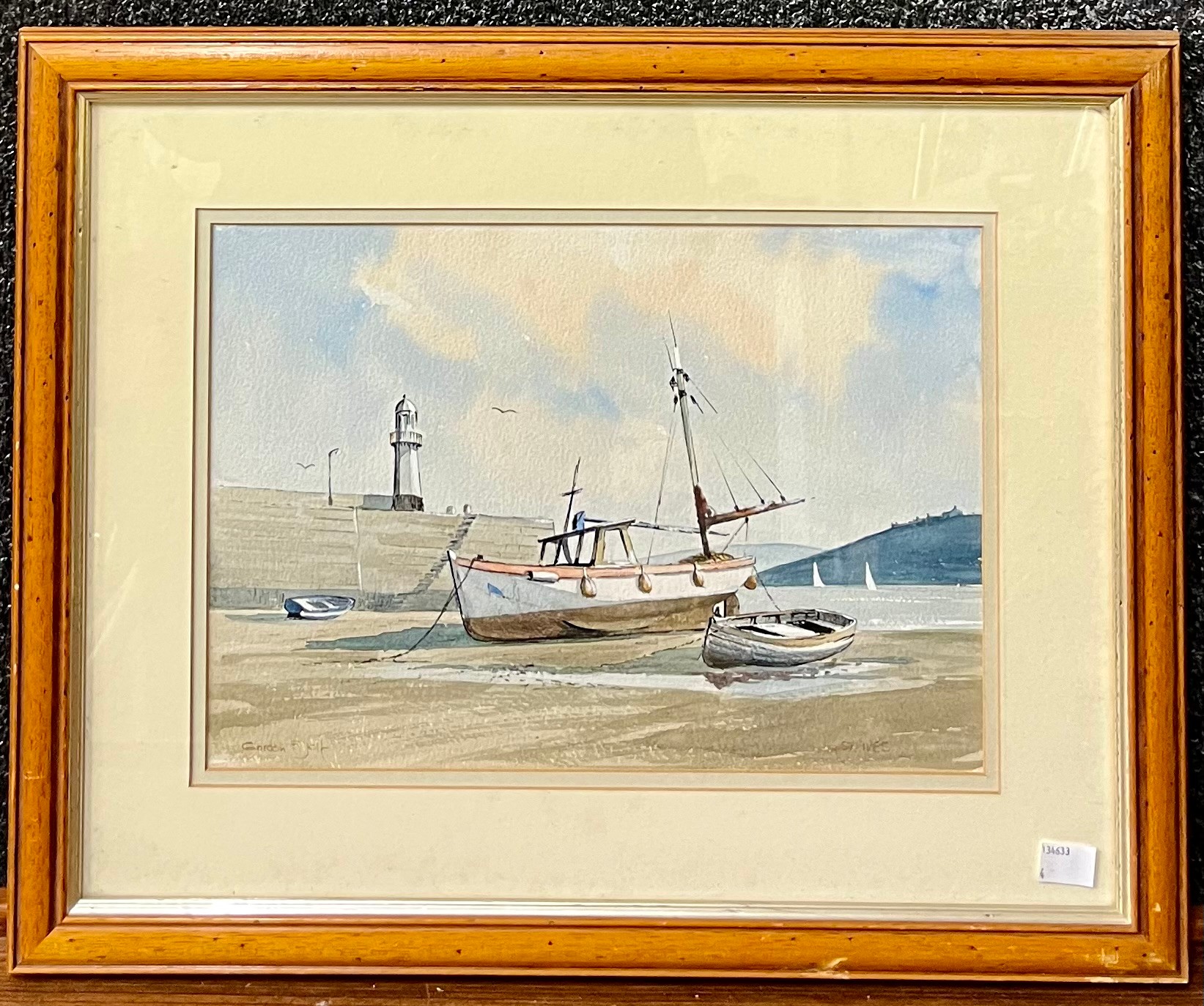 Gordon F. Jolt, St Ives, watercolour, framed