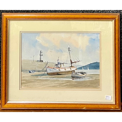 Gordon F. Jolt, St Ives, watercolour, framed