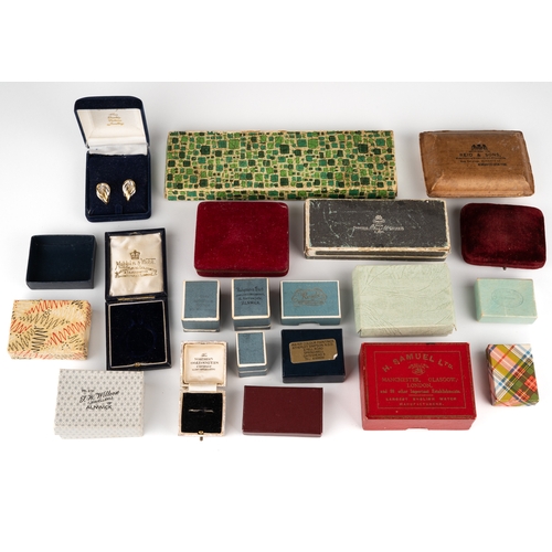 103 - A collection of costume jewellery, including an Edwardian 9ct gold and peridot brooch (af), approx 2... 