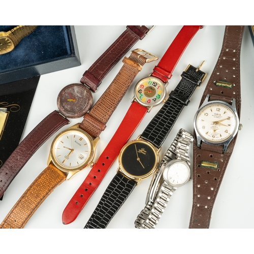 168 - A collection of wristwatches, including Rotary, Oris, Tissot, Accurist, etc, some boxed with paperwo... 