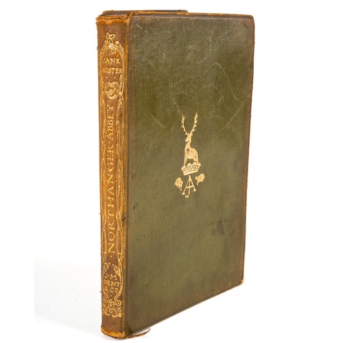 229 - A collection of leather bound novels by Jane Austen, published by F.M. Dent & Co circa 1904/1905, to... 