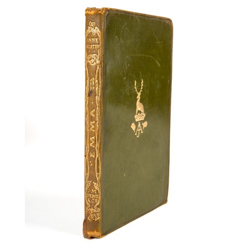 229 - A collection of leather bound novels by Jane Austen, published by F.M. Dent & Co circa 1904/1905, to... 