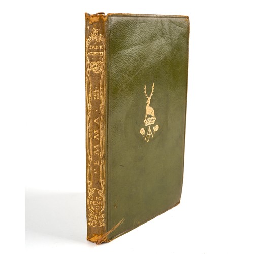 229 - A collection of leather bound novels by Jane Austen, published by F.M. Dent & Co circa 1904/1905, to... 