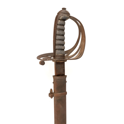 249 - A Victorian Rifles Officer's sword, blade length 83cm