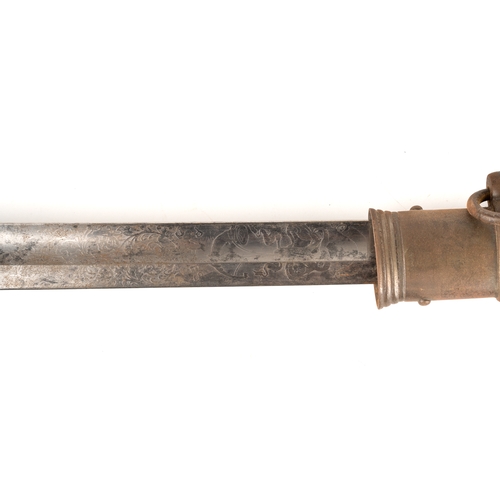 249 - A Victorian Rifles Officer's sword, blade length 83cm