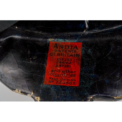 276 - Rare Andia papermache Chinese scribe radio loud speaker circa 1920s with original Andia fitting, apr... 