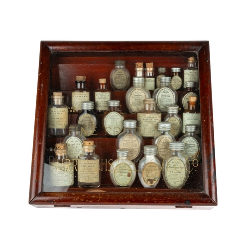 281 - Medical interest. Circa 1900 chemists advertising display case for 