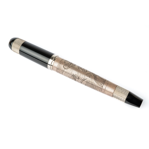 317 - TIBALDI: Bentley at Brooklands Sterling Silver Limited Edition 550 Rollerball Pen
Sterling silver ba... 