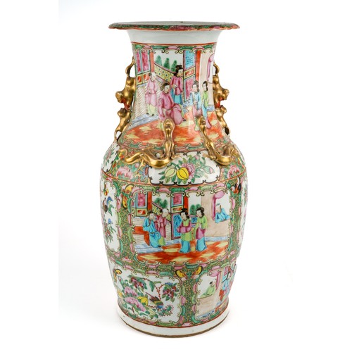 363 - A collection of Oriental porcelain including a large Cantonese famille rose vase; blue and white gin... 